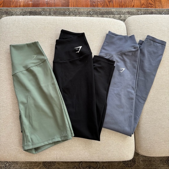 NEW Gymshark Bundle - Shorts, Cropped Leggings, Lifting Leggings - Picture 1 of 10